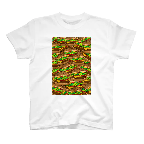 hamburger festival -ハンバーガーの氾濫- スタンダードTシャツ