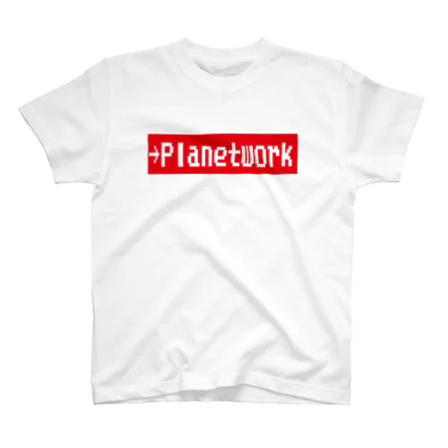 PLANETWORKドットロゴ Regular Fit T-Shirt