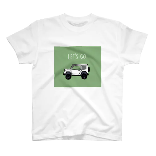 LET'S GO OFFROAD!!(グリーン) スタンダードTシャツ