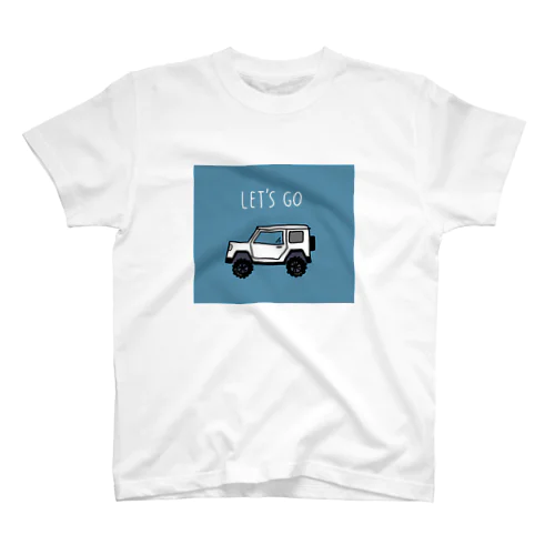 LET'S GO OFFROAD!!(ブルー) スタンダードTシャツ