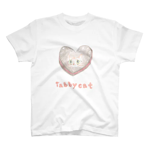 Tabby cat chocolate cake for my darling スタンダードTシャツ