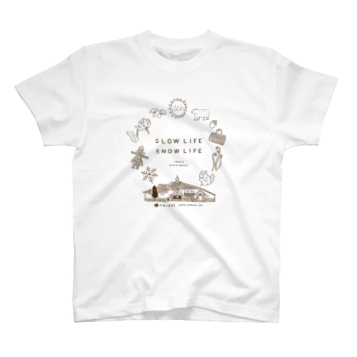 SLOW LIFE, SNOW LIFE Regular Fit T-Shirt