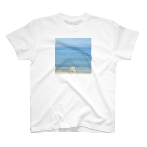 海を駆けるinu Regular Fit T-Shirt