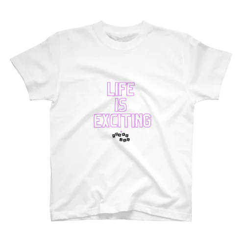 LIFE IS EXCITING スタンダードTシャツ