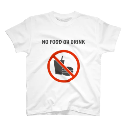 飲食禁止 Tシャツ Regular Fit T-Shirt