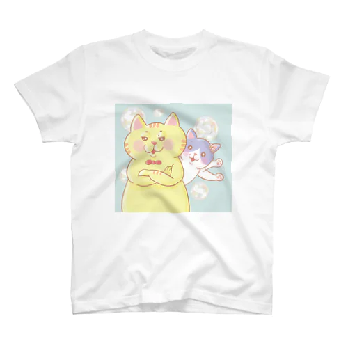 腕組みするねこ スタンダードTシャツ