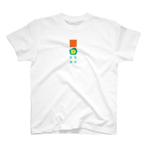 しかくかくかくまる Regular Fit T-Shirt