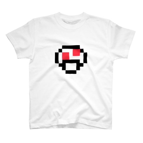 ピクセル　赤いきのこ Regular Fit T-Shirt