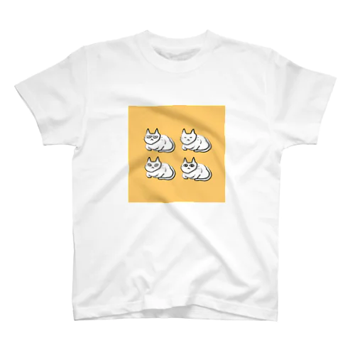 4匹のねこ スタンダードTシャツ