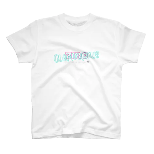 7IRO GLAMOUROUS＜白、淡色系＞ロゴTシャツ Regular Fit T-Shirt