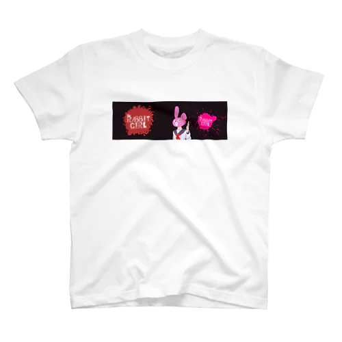 Rabbit Girl Collection _Bang.Black スタンダードTシャツ