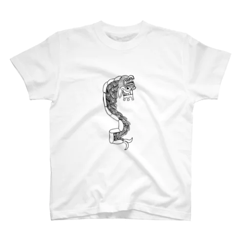 JUNSEN（純仙）古代　 Un dragón　下り Regular Fit T-Shirt