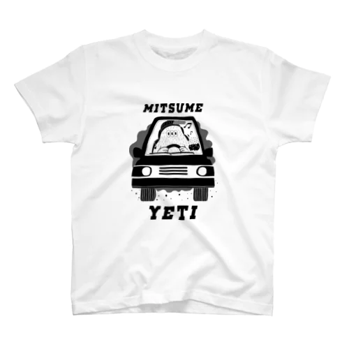 mitsume_YETI_monochrome スタンダードTシャツ