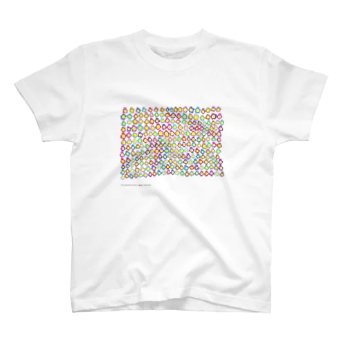 yoshimi moriyama / いろんな色のお花 Regular Fit T-Shirt