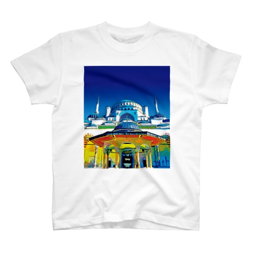 トルコ イスタンブールのスルタンアフメト・モスク Regular Fit T-Shirt