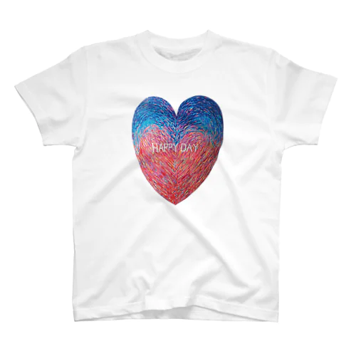 Happyday Heart  Regular Fit T-Shirt