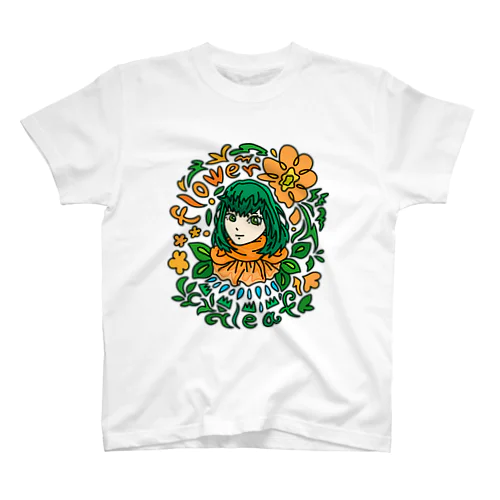 花と緑の使い手 スタンダードTシャツ