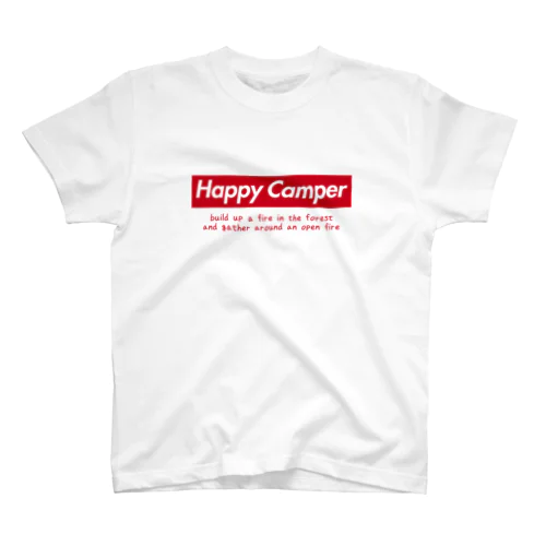 Happy Camper（red） スタンダードTシャツ