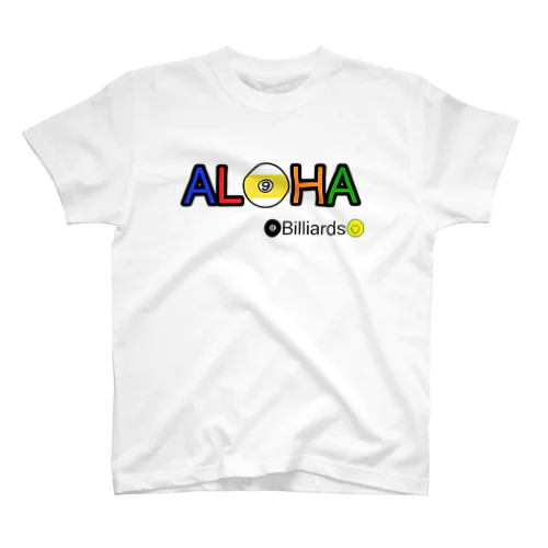 ALOHA Billiards ビリヤード デザイン スタンダードTシャツ