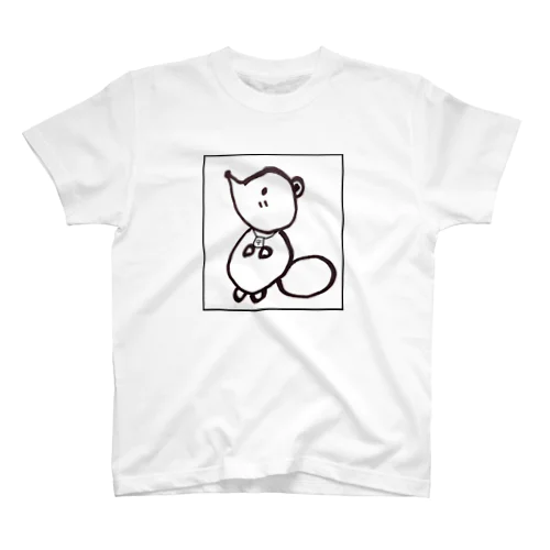 白狸のポンくん(枠入り) スタンダードTシャツ