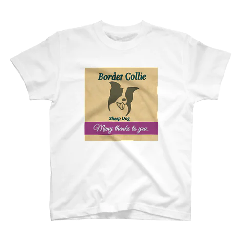 ボダコのレオ　シルエット　ラベル風 Regular Fit T-Shirt