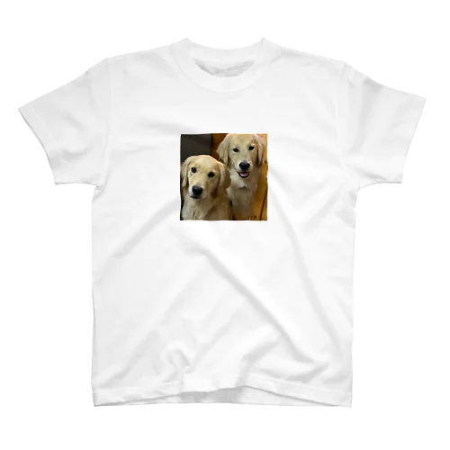 Golden Retriever Sarah&Taro3 티셔츠