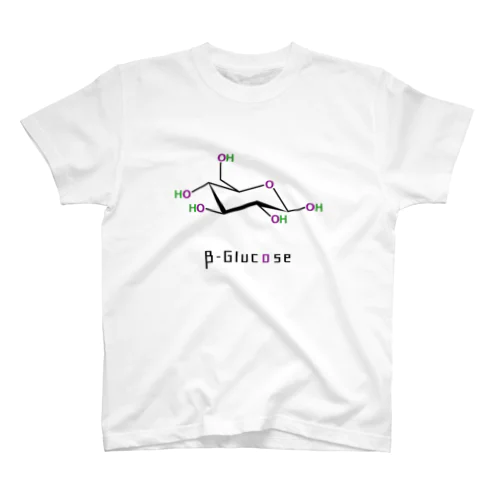 グルコース(ぶどう糖)化学式 スタンダードTシャツ