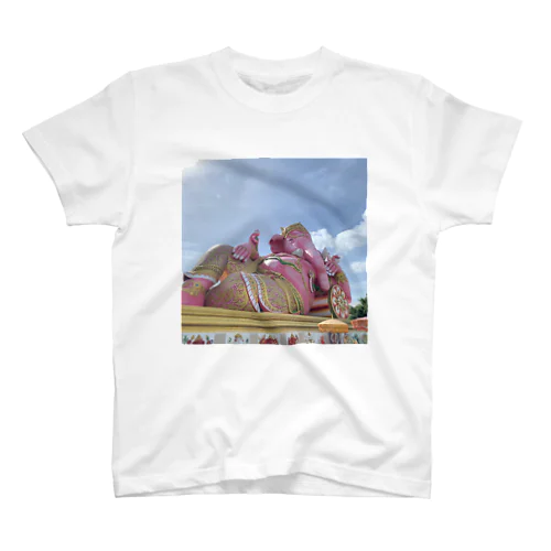 Pink ガネーシャ スタンダードTシャツ