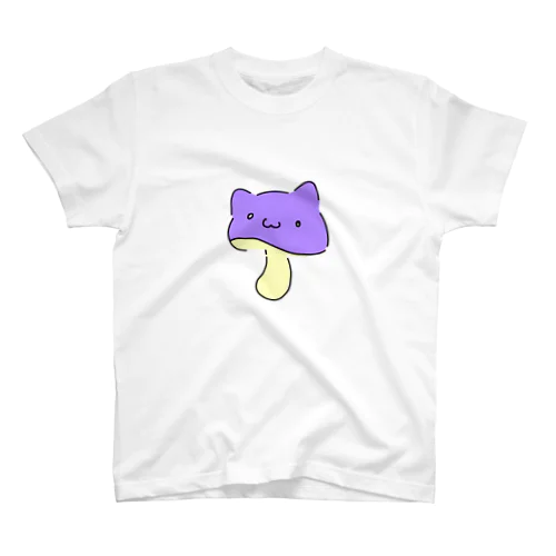 ねこきのこ Regular Fit T-Shirt