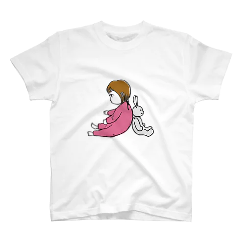 ウサギと赤ちゃん Regular Fit T-Shirt