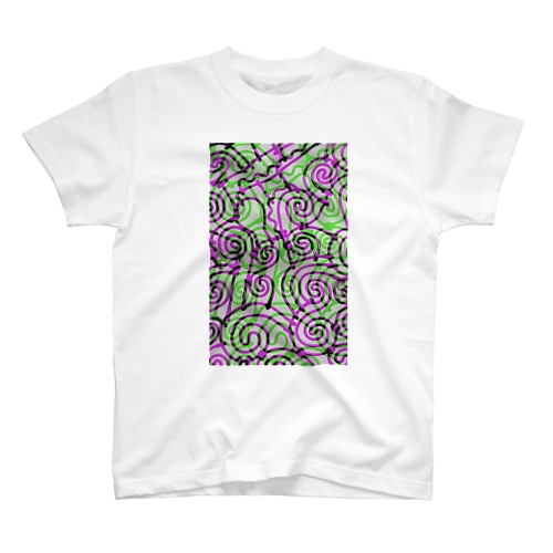 ワイヤーアート・サイケ Regular Fit T-Shirt