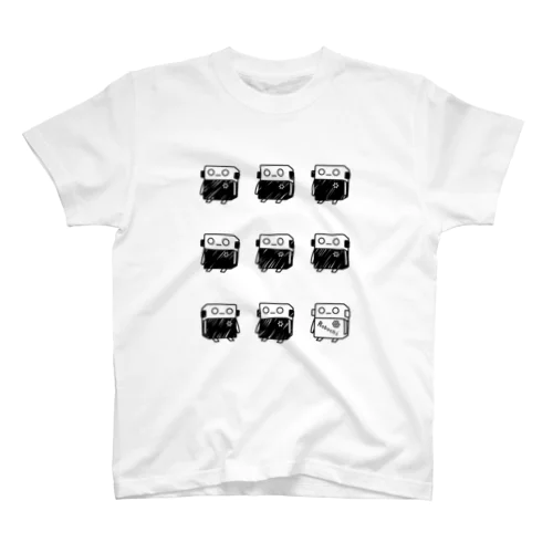 3×3モノクロロボchi Regular Fit T-Shirt