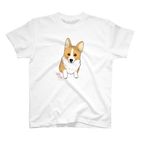 みつめるコーギー スタンダードTシャツ