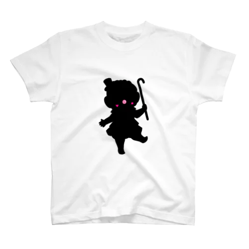 『clown monkeys』メロディ シルエットＶｅｒ． スタンダードTシャツ