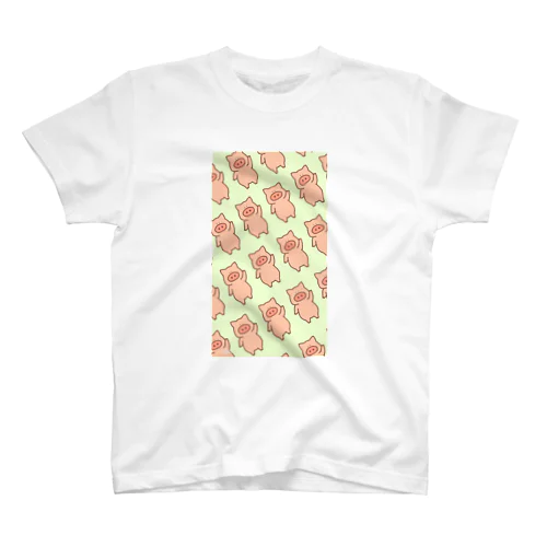 ぶーたん(グリーン) スタンダードTシャツ