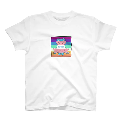 transgender (he/they) mlm/nblm frog スタンダードTシャツ