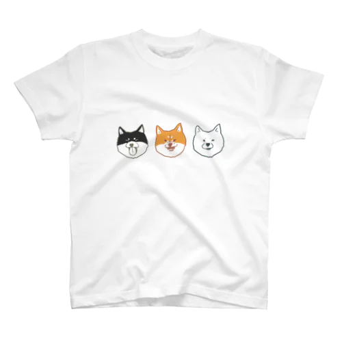 3色柴ちゃん スタンダードTシャツ