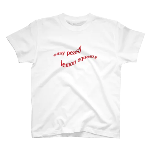 easy peasy ロゴTシャツ スタンダードTシャツ