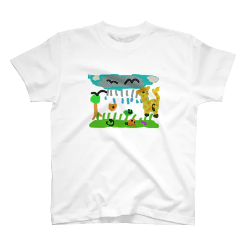 フクロウナギのお散歩Tシャツ Regular Fit T-Shirt