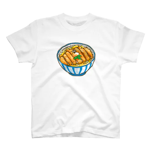 ぶちゃくま。カツ丼 スタンダードTシャツ