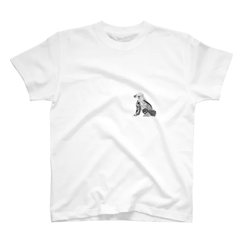 ゼンタングル（犬） Regular Fit T-Shirt