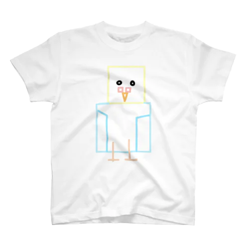 カクカクインコ スタンダードTシャツ