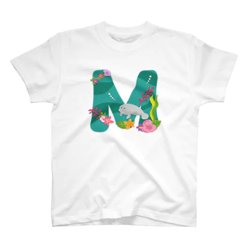 MはManateeのM スタンダードTシャツ