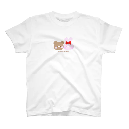 ほわほわたかくま&ほわほわたかぴょん スタンダードTシャツ