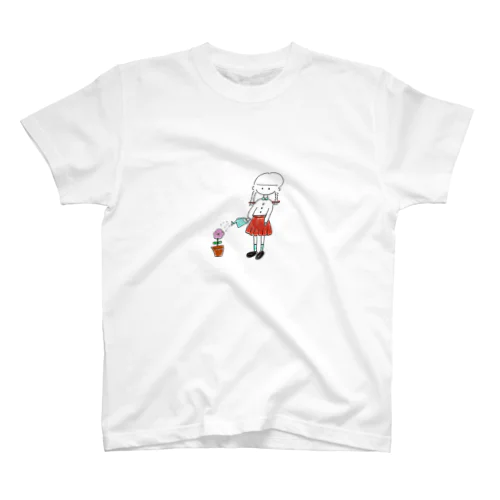 みずやりおさげちゃん スタンダードTシャツ