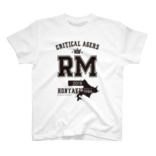CRITICAL AGERS RM（ブラックロゴ） スタンダードTシャツ