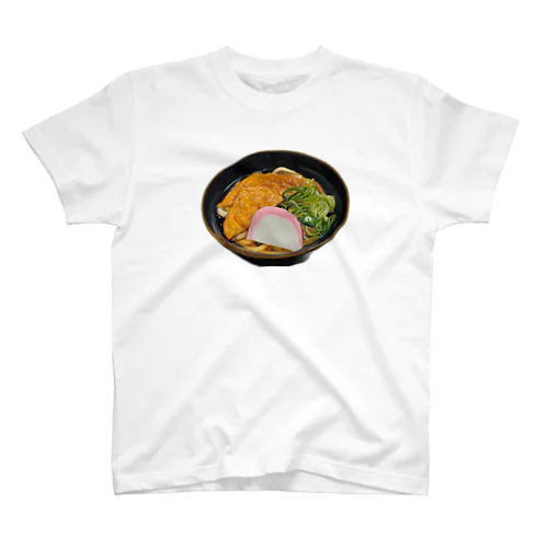 飯画 きつねうどん スタンダードTシャツ