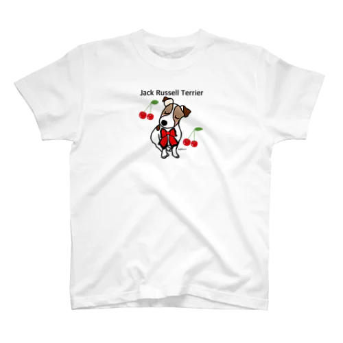 可愛いジャックラッセルテリア犬 Regular Fit T-Shirt