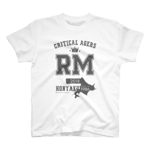 CRITICAL AGERS RM（グレーロゴ） スタンダードTシャツ