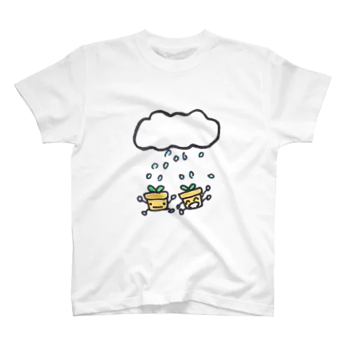 植木に雨を スタンダードTシャツ